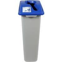 Mixed Recyclables Xl 121L Recycling Bin - Blue