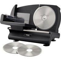 Cooks Professional Food Slicer for Meat Bread Cheese - 3 x 19cm Blades - 150W