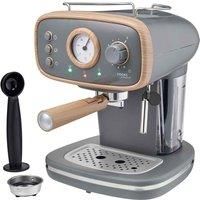 Coffee Machine Espresso Maker Barista Pro 15-Bar Pump Frothing Wand Nordic White