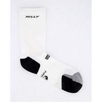 Hilly, Marathon Fresh, Anti Odour - Crew - Min Cushioning, White/Grey, XL