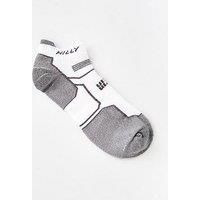Hilly, Twin Skin, Anti Blister - Socklet - Med Cushioning, White/Grey, XL