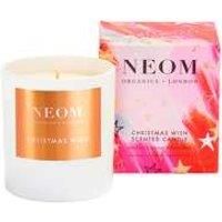 NEOM- Christmas Wish Luxury Scented Candle | Cinnamon, Mandarin & Tonka Bean | Christmas Gift… (1 Wick)