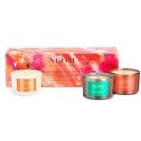 NEOM- Wellbeing Wishes Trio Gift Set | Christmas Wish, Perfect Peace & Cosy Nights Travel Size Candle, 175g | Christmas | Giftting