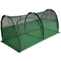 GardenSkill Chicken Coop Tunnel & Hen House Run + Shade Cover | Rabbit Hutch Guinea Pig Cage Playpen Protection Enclosure for Outdoor Garden with Detachable Rain Guard Blanket (2 x 1m)