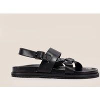 Saxon Brown Leather Sandals