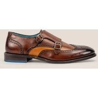 Warren Leather Monk Strap Brogues