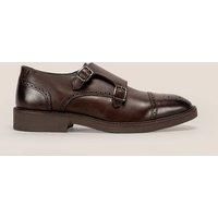 Shelby Leather Monk Strap Brogues