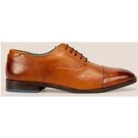 Oswin Hyde Men's Jarvis Leather Oxford Lace Up in Tan | Size: 10