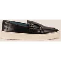 Oswin Hyde Men's Owen Monk Loafer Trainers in Black | Size: 10