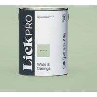 LickPro Eggshell Green 13 Emulsion Paint 5Ltr (394JX)
