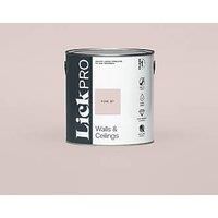 LickPro Matt Pink 07 Emulsion Paint 2.5Ltr (780JY)