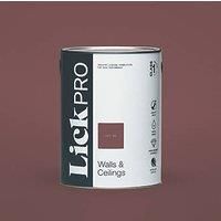 LickPro Matt Red 06 Emulsion Paint 5Ltr (320JY)