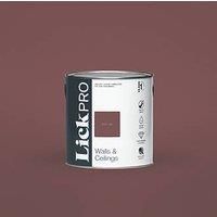 LickPro Eggshell Red 06 Emulsion Paint 2.5Ltr (218JY)