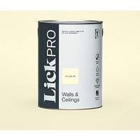 LickPro Matt Yellow 05 Emulsion Paint 5Ltr (229JY)