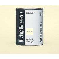 LickPro Eggshell Yellow 05 Emulsion Paint 5Ltr (777JY)