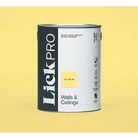LickPro Eggshell Yellow 06 Emulsion Paint 5Ltr (967JY)