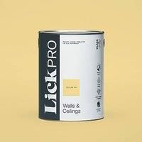 LickPro Matt Yellow 08 Emulsion Paint 5Ltr (251JX)