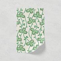 Lick Green & White Clover 01 Textured Wallpaper Sample