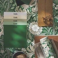 LickPro Green Wildflowers 02 Wallpaper Roll 70cm x 10m (780KT)