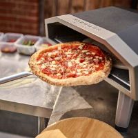 Juno 16" Pizza Oven Bundle with Stainless Steel Pizza Peel and Cover