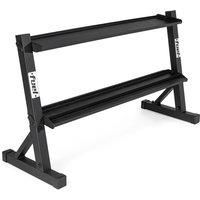 Fuel Fitness Dumbbell Rack 2 Tier Home Gym Kettlebell Weight Rack Storage Stand