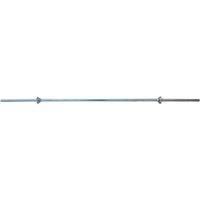 Fuel Fitness 5ft Standard Chrome Barbell Bar with Spinlock Collars