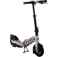 PURE ELECTRIC Pure Advance Flex Electric Folding Scooter - Platinum Silver, Silver/Grey