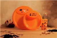 Halloween Partyware Children's Reuseable Ghost Pumpkin Plates Cups 12 Piece Set