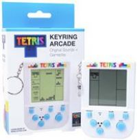 Tetris Keyring Handheld Arcade Game - Retro Mini Portable Handheld Tetris Game for Kids and Adults. Traditional Game Play With 15 Retro Gaming Levels Including Original Tetris Gameplay & Sounds.