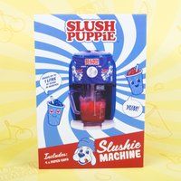Slush Puppie Snow Cone Machine. Slushy Maker Ice Shaver. Makes up to 1 Litre of Delicious Slush Puppy in Minutes. Officially Licensed Slush Puppie Merchandise from Fizz Creations.