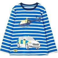 Kids' Helicopter Print Long Sleeve Top - 7 Sizes