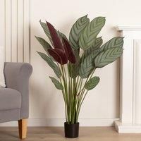 Scottish Everlastings Ltd Real Touch Prayer Plant 110cm, Green
