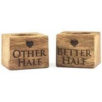 Selbrae House Set Of 2 Oak Egg Cups - Better & Other