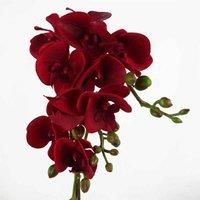 Orchids Plants Flowers Artificial Realistic - with Planters by Leaf Design