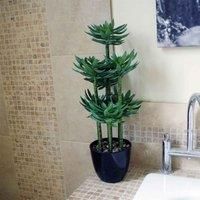 Artificial Tropical Yukka Potted in Planter 60cm