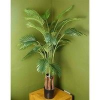Large Artificial Palm Tree Potted in Black Pot 150cm