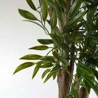 Leaf Realistic Artificial Japanese Fruticosa Ficus Tree, 140cm UV Ruscus