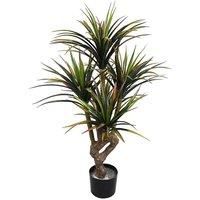 Leaf Design UK Artificial Yukka Tropical House Plant, 105cm UV Yucca Tree