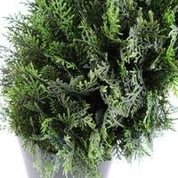 Leaf Artificial Boxwood Tower Tree Topiary Twist Metal Top Design UK, 120cm Spiral Cedar