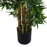 Leaf Design UK Artificial Plants/Trees, Silk, 120cm Oriental Bamboo