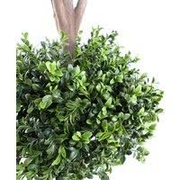 Buxus Triple Ball Artificial Tree UV Resistant Outdoor Topiary  120cm