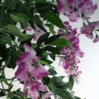 Leaf Design UK Realistic Artificial Wisteria Tree, Pink, 150cm