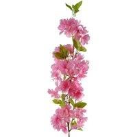 Artificial Flowers Pink Blossom Stem 100cm Pack of 6