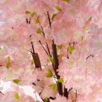 Artificial Cherry Flower Tree Pink 150cm 5ft Realistic Faux House Plant