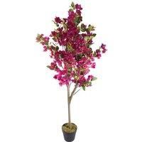 Leaf Design UK Realistic Artificial Blossom Tree, 150cm Bougainvillea