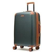 Rock Carnaby Medium Expandable Hardshell Suitcase in Emerald Green