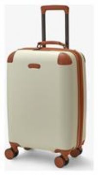 Rock Luggage Carnaby 8 Wheel Hardshell Cabin Suitcase - Cream