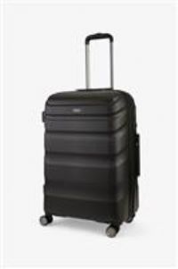Rock Luggage Bali 8 Wheel Hardshell Medium Suitcase  Black