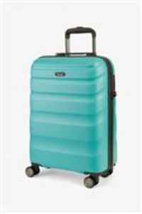 Rock Luggage Bali 8 Wheel Hardshell Cabin Suitcase - Turquoise