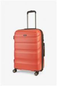 Rock Luggage Bali 8 Wheel Hardshell Medium Suitcase  Coral